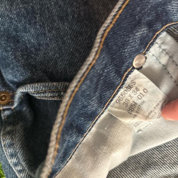 Men's y2k Wrangler Denim Jeans - Picture 7 of 7